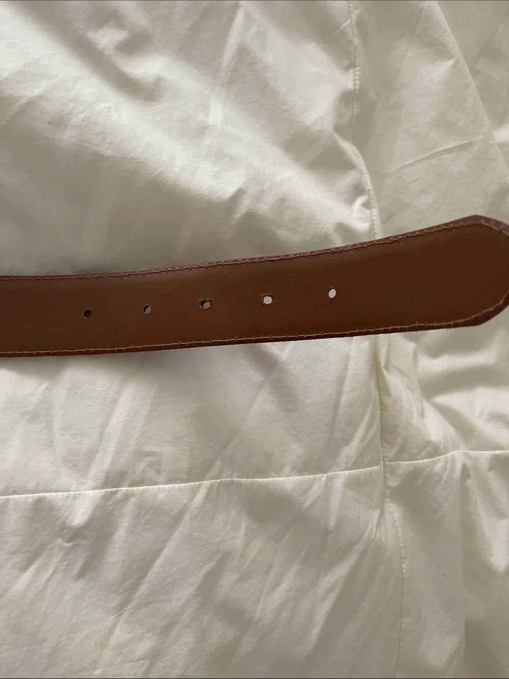 Cipriani Classic Red Leather Belt with Gold Buckle